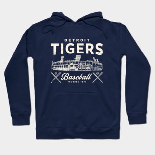 Detroit Tigers Stadium by Buck Tee Hoodie